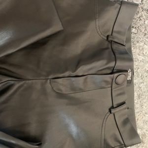 Zara women faux leather pants